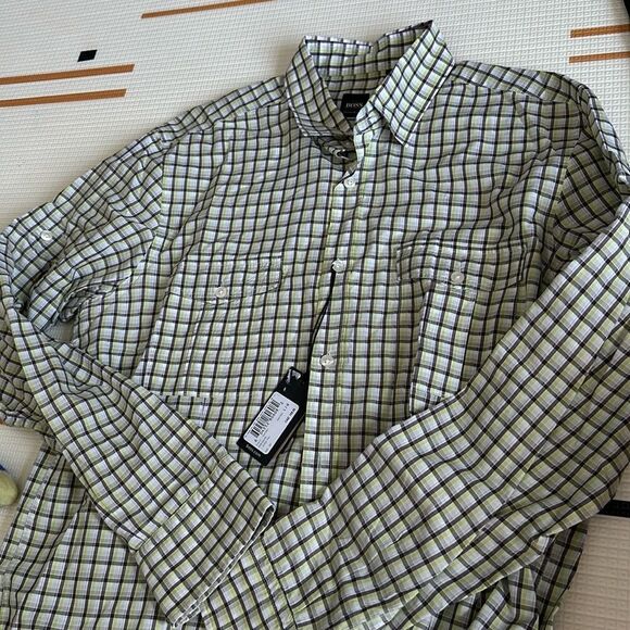 Hugo Boss Men’s Large Plaid Dress Shirt Regular fit - Picture 1 of 5